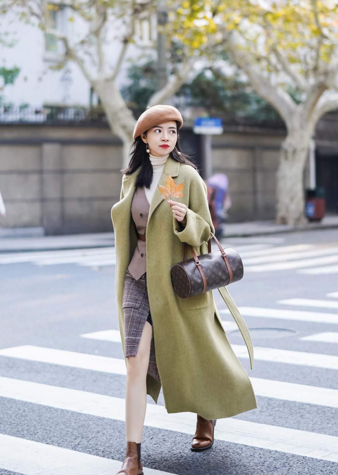 棕黄色 秋冬穿“棕色”能有多美?瞧三木博主的气质搭配,照着穿就很美