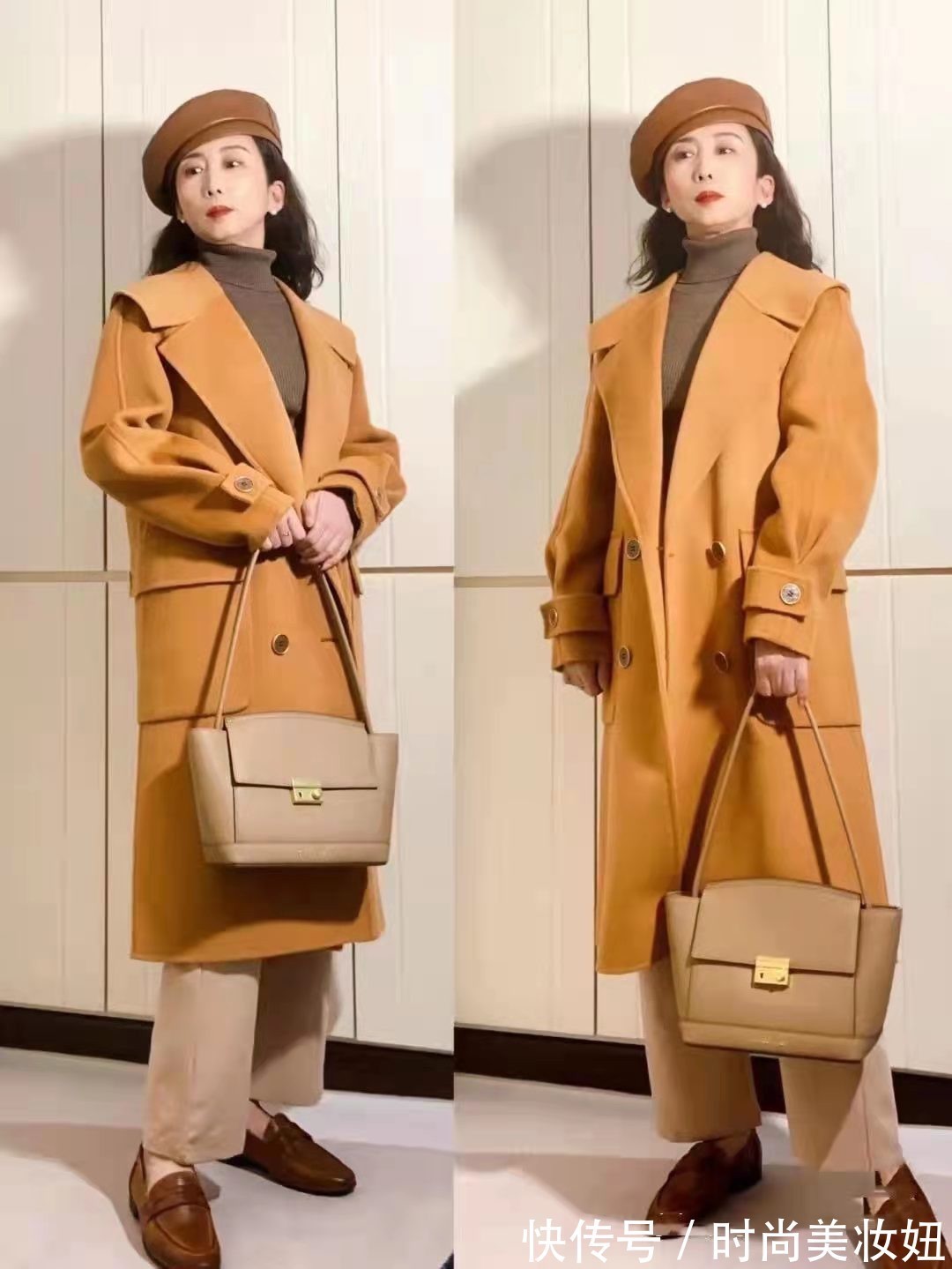 红色大衣|上年纪的女人别穿红色大衣,这4种“高级色”,随便穿都很大气