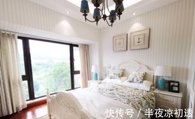 木地板|70㎡简约美式风格新房,小户型就得这么装,时尚大气又漂亮