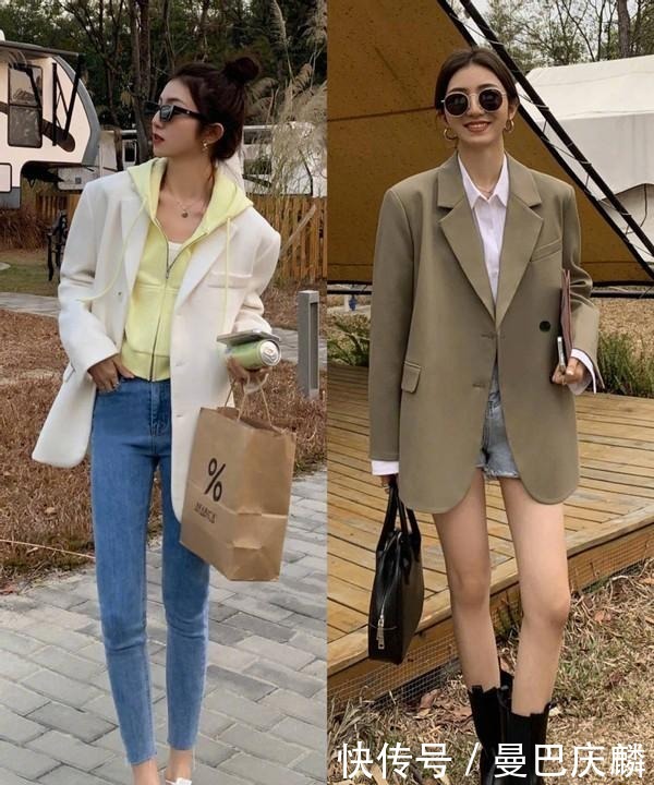 春天第一件外套就选小西装,借鉴时尚博主的穿搭思路,优雅显气质