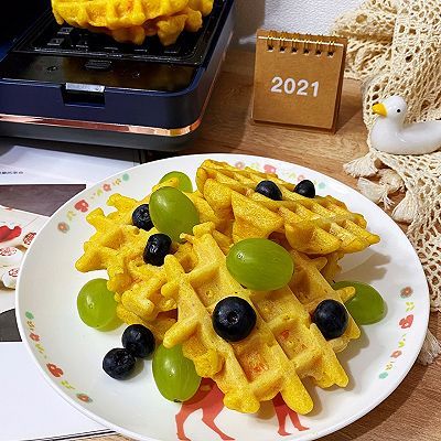 孩子|玉米面蔬菜华夫饼孩子大人都不会拒绝