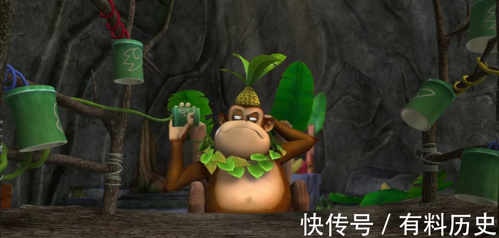 光头强|熊出没:动物如何通话?吉吉用了很简单的方法,熊二认为是高科技