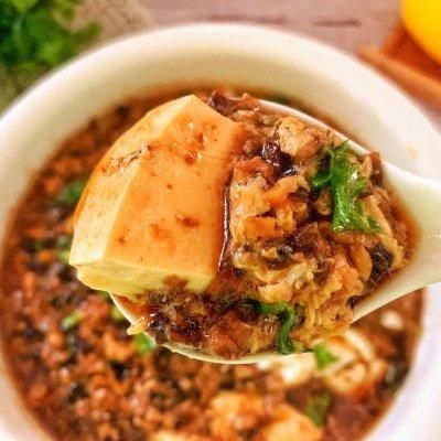 肉末豆腐|肉末豆腐，懒人版豆腐脑