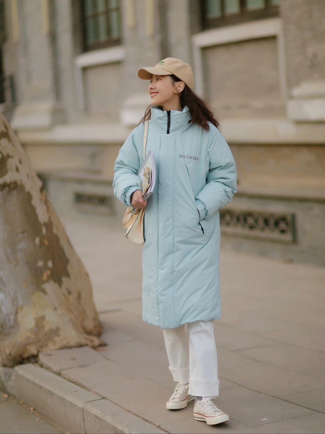 白色 真正优雅的“羽绒服”从不臃肿,保暖又高级,教你穿出高挑感