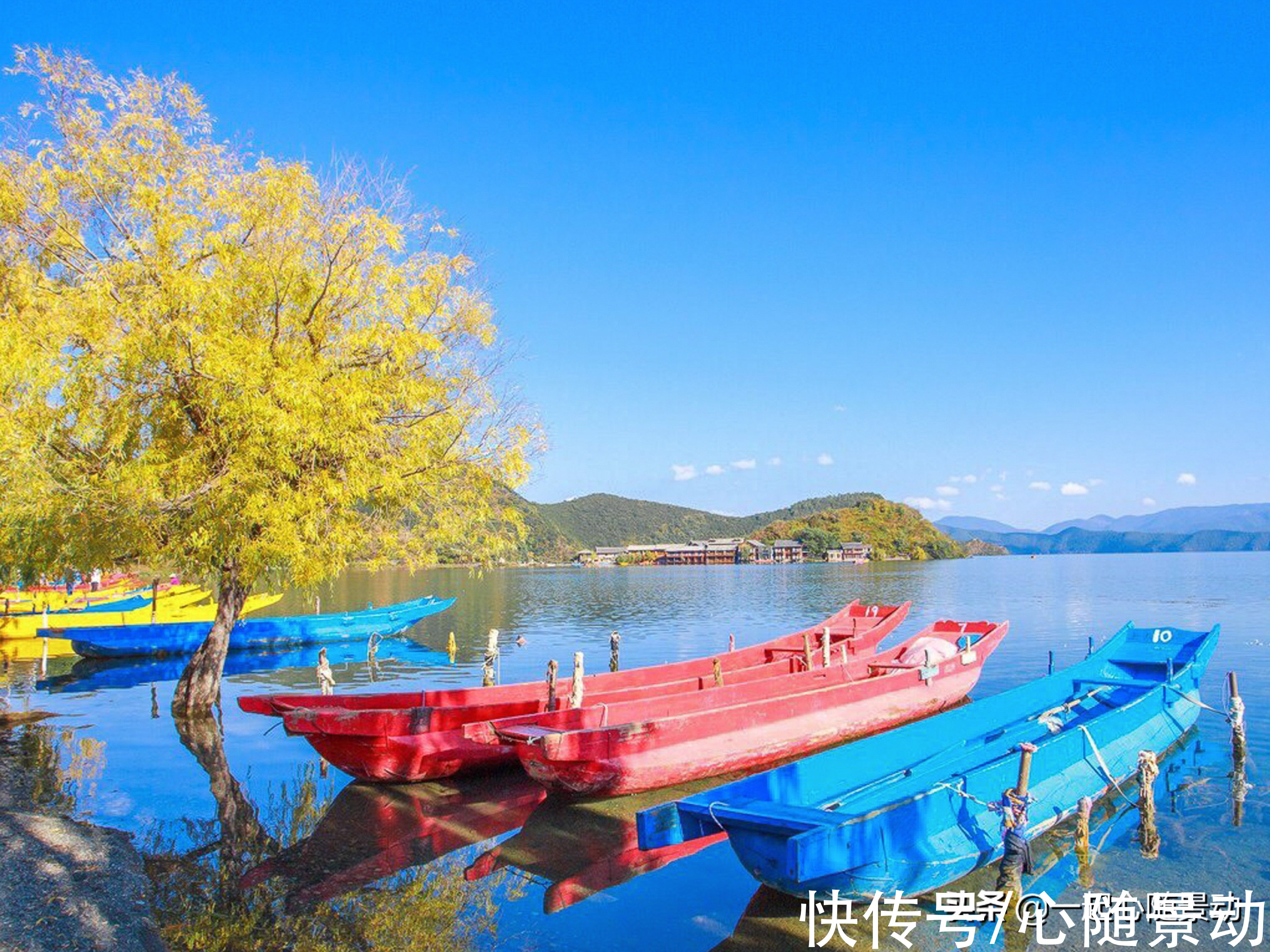 猪槽|冬季的泸沽湖，湖水像蓝宝石，美如世外桃源，去一次还想再去一次