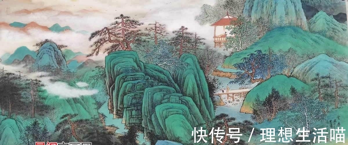 古典山水画#画家黄开丛 古典山水画美学的升华者