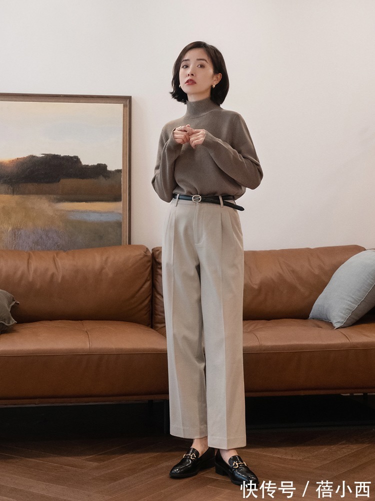 粗跟靴|鞋子选对不选贵,这3双:粗跟靴、乐福鞋、尖头鞋,配大衣很时髦