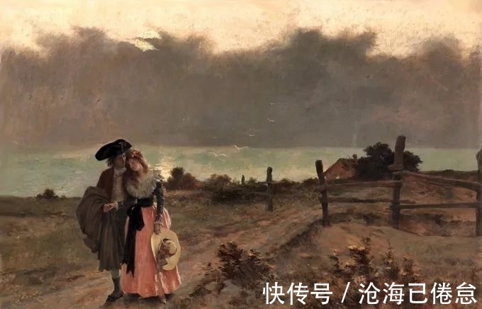 肖像画#法国画家弗拉芒笔下优雅的贵族女子