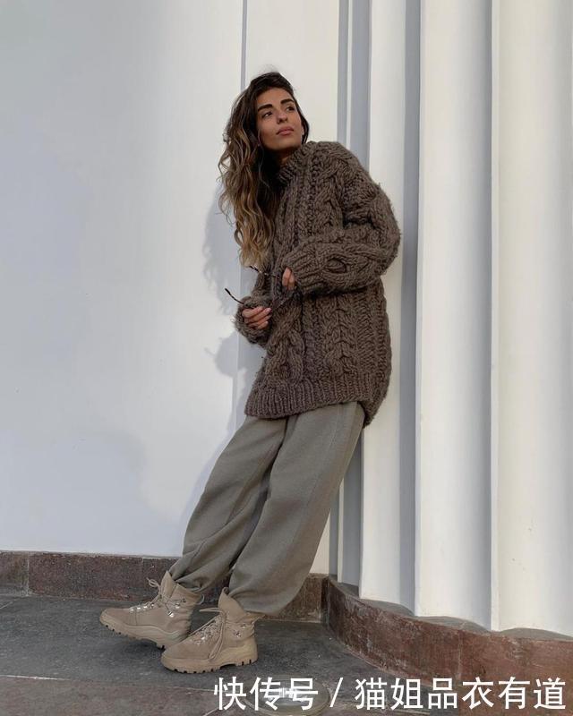 把阔腿裤丢一边吧,今冬穿上慵懒帅气的运动裤,显高显瘦超百搭