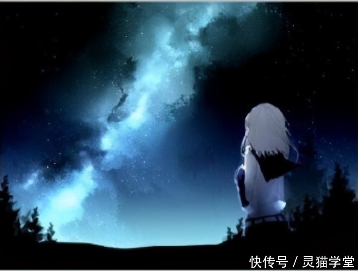 新手|板绘新手怎么画银河?简单粗暴银河画法教程!有手就会系列!