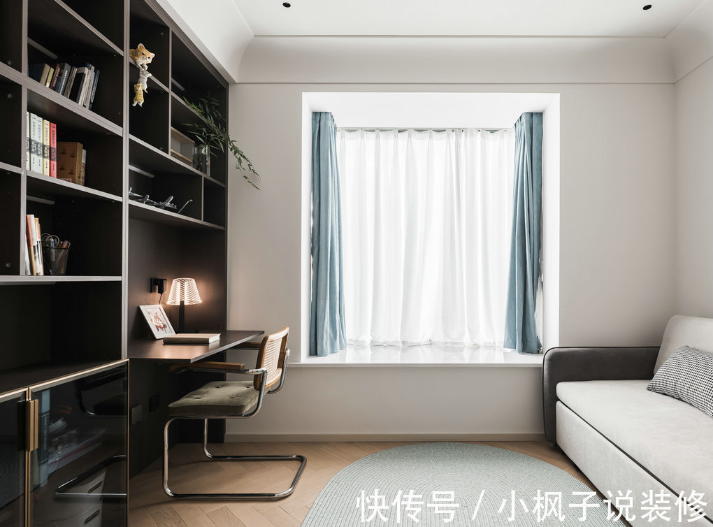 空间|127㎡两居室,现代简约风装修,南北通透住着比大平层还舒适