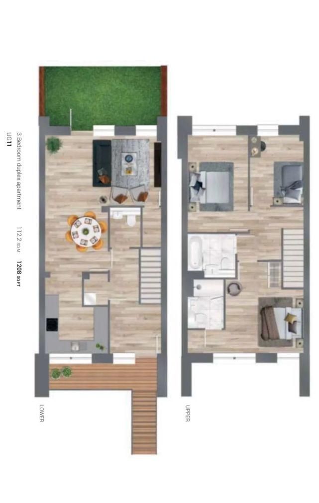 公园|限量三居复式开售!伦敦西南温布尔登公寓,重新定义居住体验