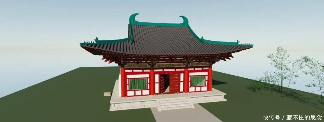 SU|营造视野:五代遗珍—仿镇国寺万佛殿和大云院弥陀殿SU模型赏析