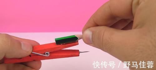 旧的木夹子别扔了, 改造一下, 秒变简易圆规, 方法简单实用又省钱
