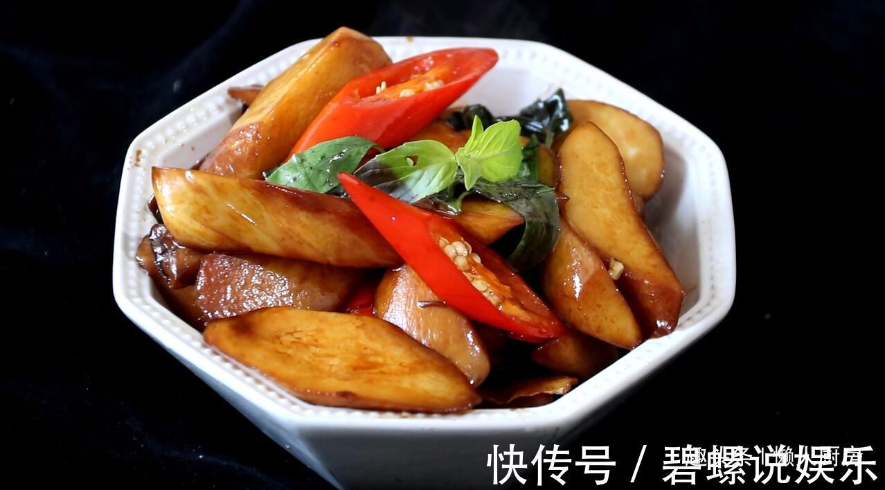 教你杏鲍菇最好吃的做法,甜中带咸,能吃出肉的味道