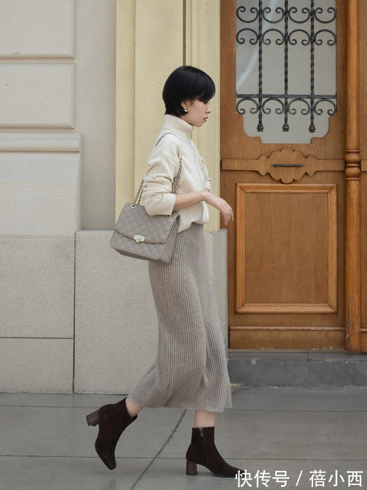 半裙 中年女性想穿得有品味,试试“毛衣+半裙”,搭配技巧看这篇就够