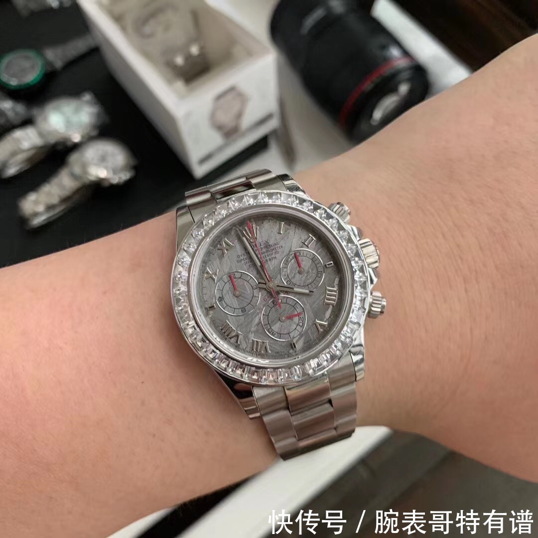 把天外之物戴在腕间?N劳力士迪通拿陨石盘腕表越看越有韵味