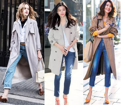 一件风衣如何穿出7种风格，学会些搭配技巧，一周穿搭不重样