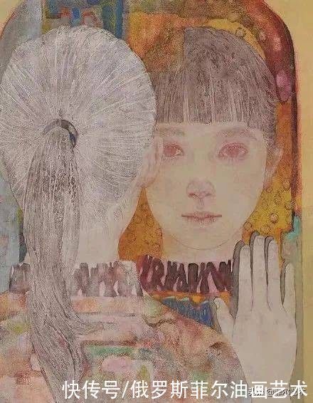 敦煌莫高窟|日本最优秀的青年女岩彩画家,她的作品太美了