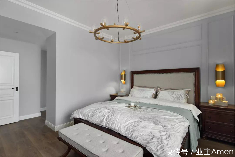 轻奢风格|大房型想设计美式轻奢风格,187平的大平层这样设计,优雅高品质