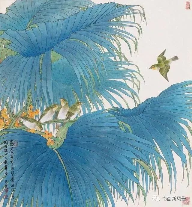 花鸟|刘伯农的花鸟山水，清淡隽秀