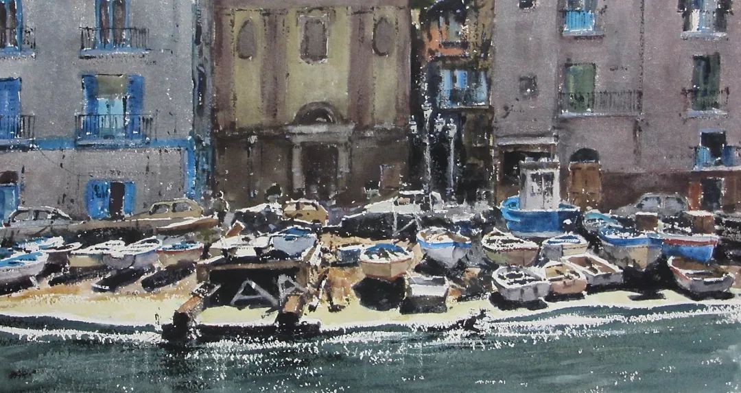 水彩画!印象主义水彩画:杰拉德·格林用光的氛围来赋予作品活力和生机