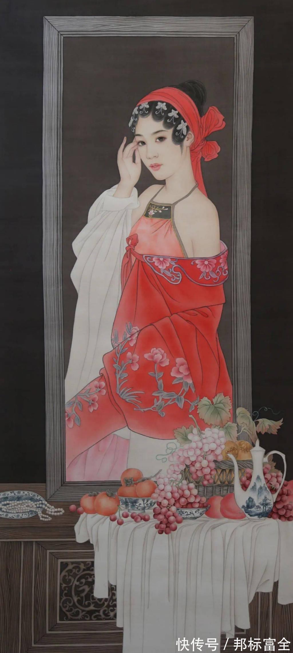 红妆@崔景哲:当古典美遇上工笔画,春风拂面惊艳四方