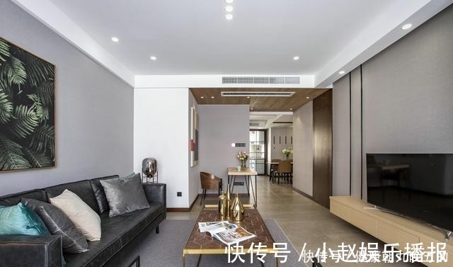 过道|常见的装修风格看腻了,来看下现代风+轻奢的搭配吧,太有感觉了!