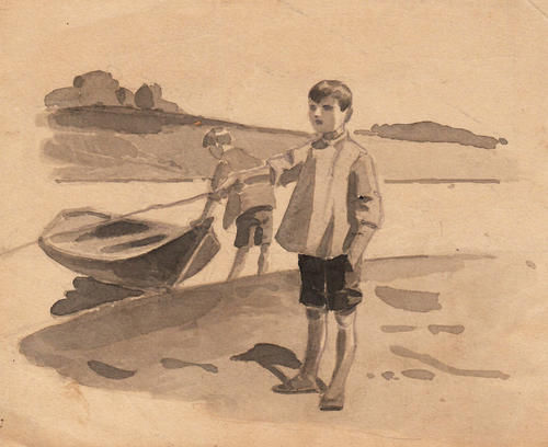 创作稿|20世纪俄罗斯绘画大师布布诺夫·亚历山大·帕夫洛维奇创作手稿精选