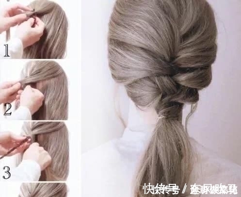 发型|一根皮筋就能搞定的7款发型,前三款超简单,手残党也能轻松学会