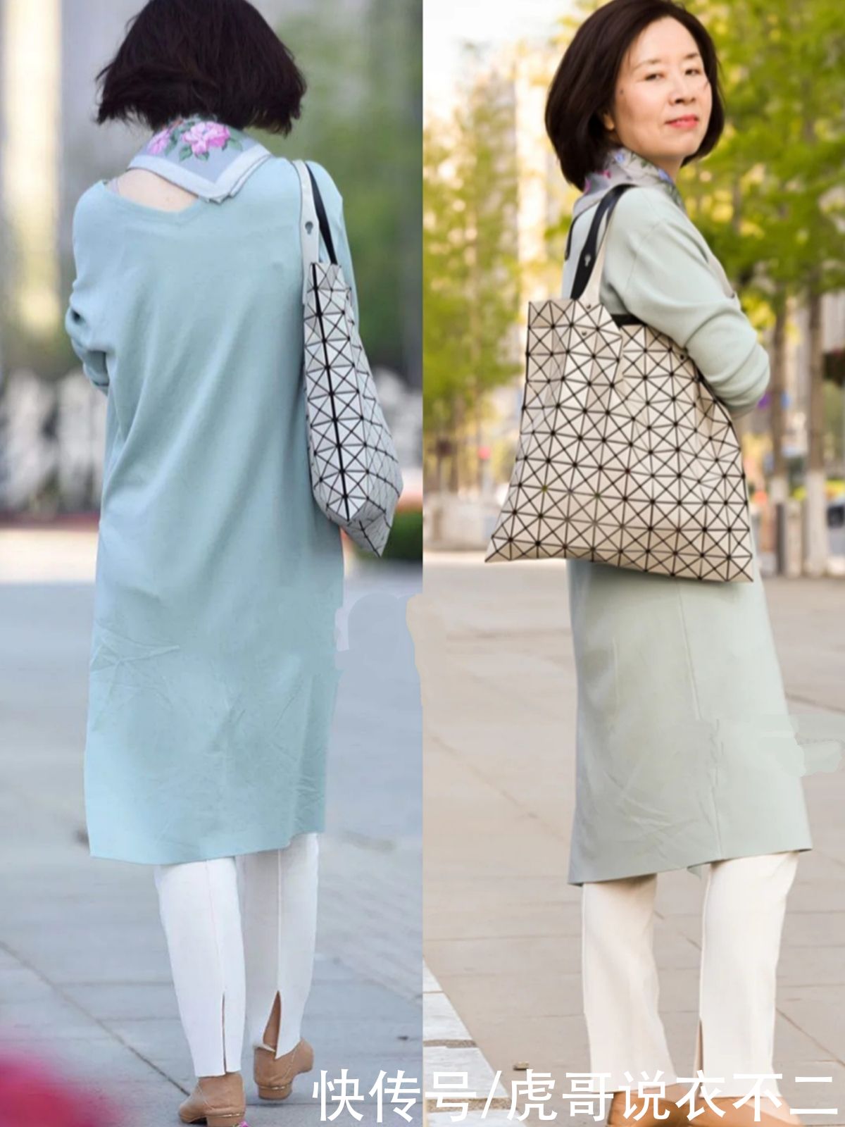 过了60岁的中年女人，夏季“白裤子”这么穿，简约优雅又显气质