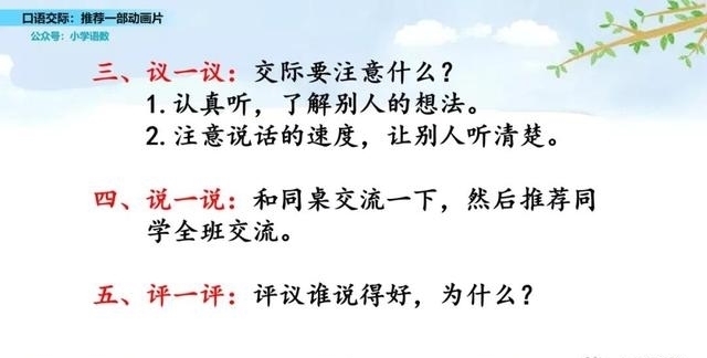 灰太狼|二年级下册语文口语交际《推荐一部动画片》图文详解