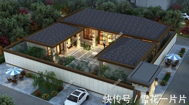 实用|2021年农村建房子,推荐这15套中式小院,造价便宜还实用