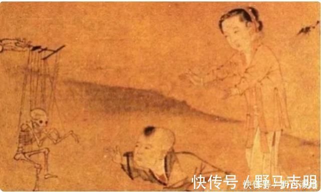 骷髅幻戏图$故宫有一幅“鬼画”,千百年无人看懂,放大12倍后让人后怕