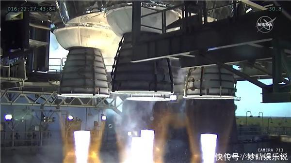 斯坦尼斯 地球第一！美国登月火箭首次点火失败：一台发动机报废