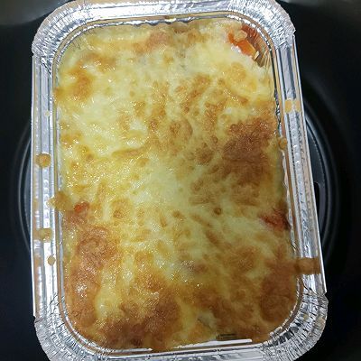 咖喱鸡肉芝士焗饭