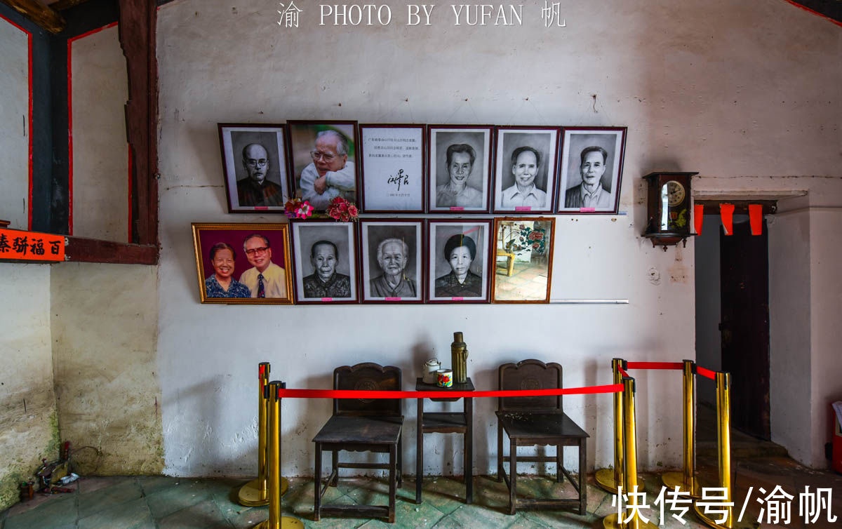 画坛$参观关山月故居，才知他名字的来历，房屋不大却是阳江的文化地标