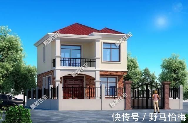 占地面积|占地面积不到90平米的小别墅,款款颜值高,造价18万赚大发了