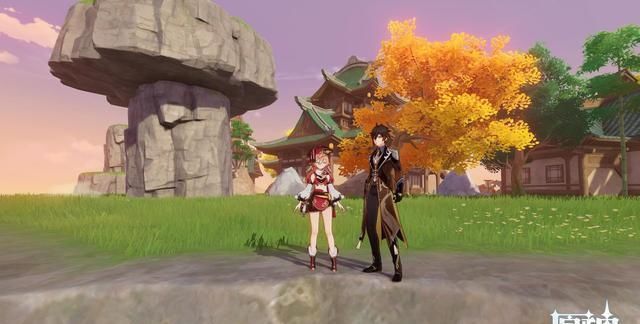 莊園|原神莊園里的奇異建筑：帶嘴的石巨人，有哮天犬的南天門！