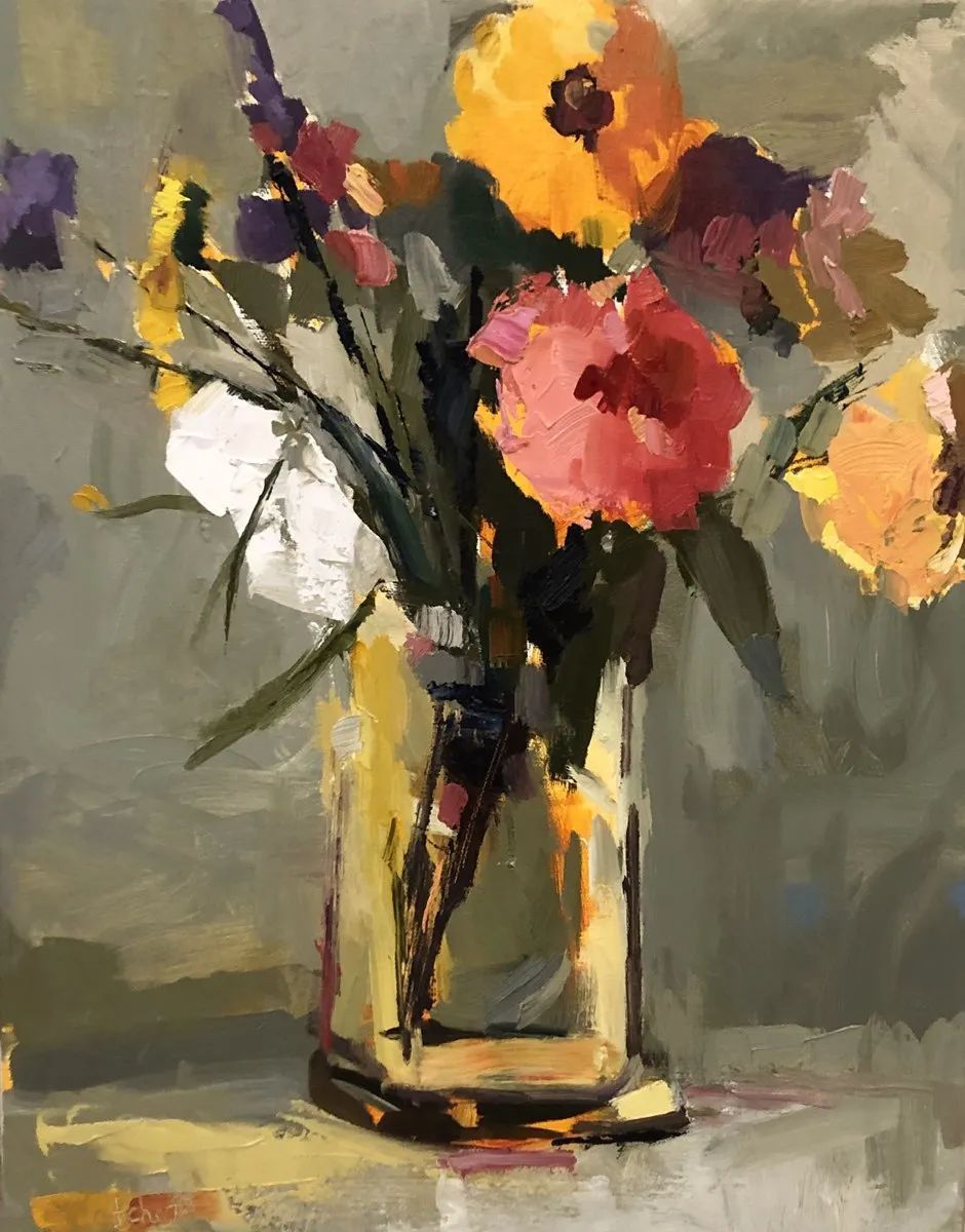 笔力独到，气势如虹，看看这二位的油画