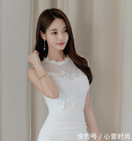 孙允珠|女神孙允珠高清时尚搭配:铂晶钻石贵族刺绣双叶包臀裙