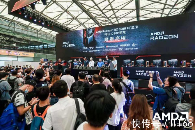 AMD Radeon RX 6600 XT新品显卡首秀