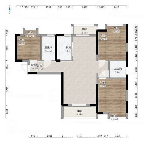 三居室|122平高级灰三居室,灯光在夜幕降临后散发一种雅致迷人的气息