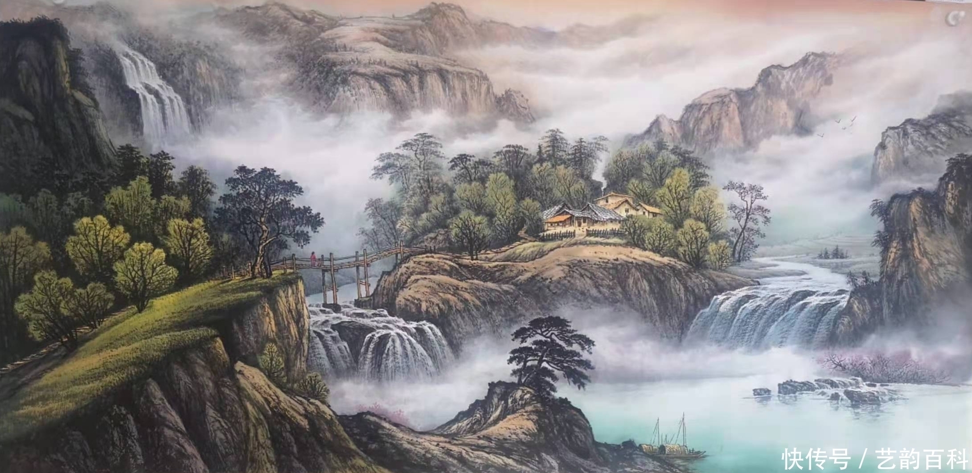 国画|中国工艺美术大师 姜久富 山水国画欣赏