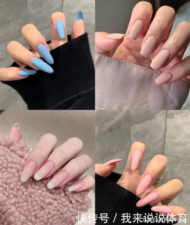 指甲|高级感超强的磨砂美甲，显白又显气质，哪个仙女不爱呢