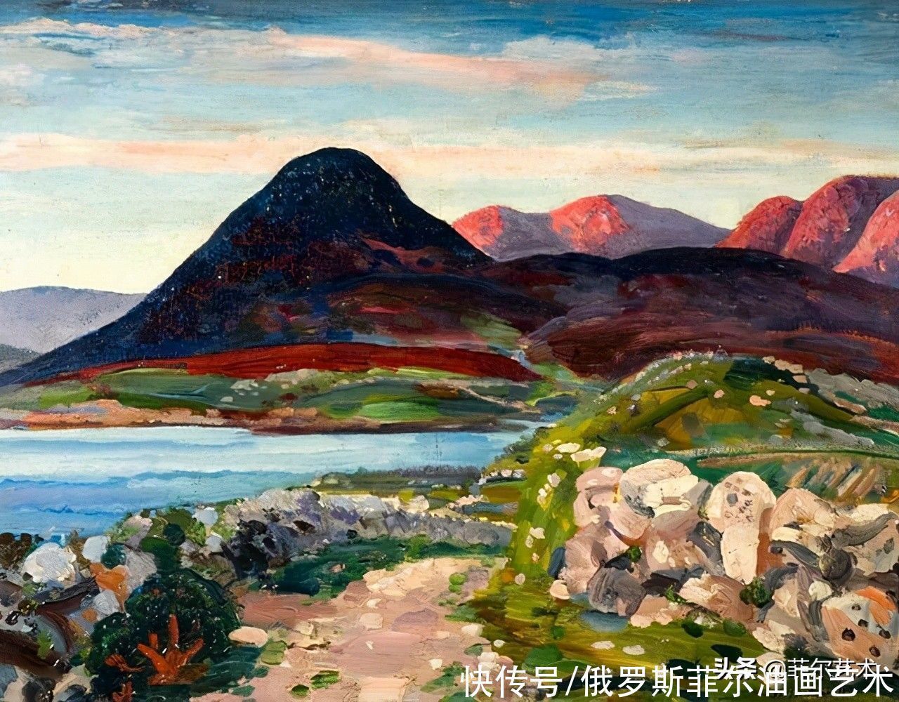 赫斯特!美国画家杰拉德·莱斯利油画艺术作品欣赏