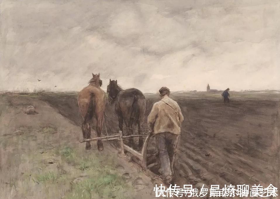 莫夫@荷兰画家，海牙画派的代表人物~梵高妹夫的风景油画作品欣赏