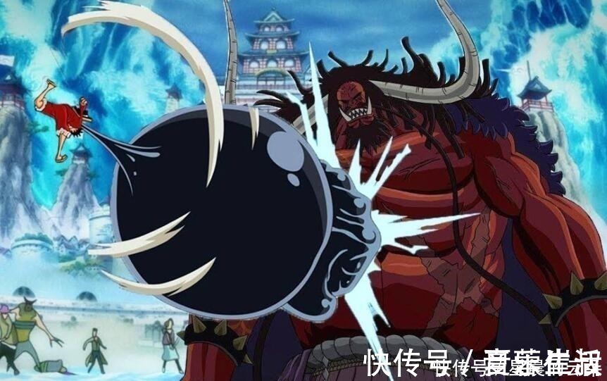 红发|海贼王打败凯多要多久,路飞2年,卡普1分钟,他0秒!