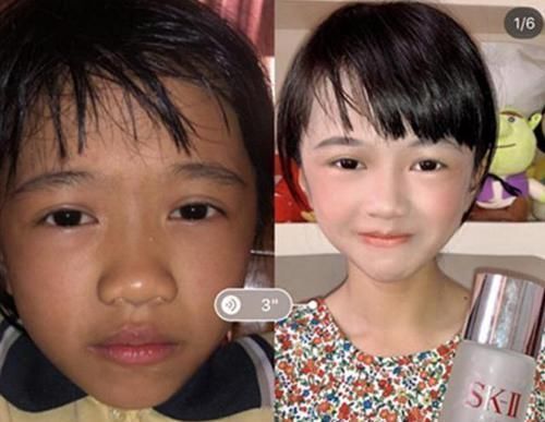 美妆博主|10岁小女孩分享“护肤照”,评论区引发热议,网友:这孩子没救了