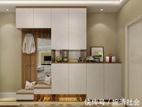 玄关|玄关鞋柜要不要做到顶老木工一开口,我就后悔我家装早了